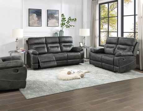 Rudger Gray Reclining Sofa from Steve Silver - Luna Furniture