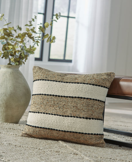 Rueford Brown/Black/Natural Pillow (Set of 4) from Ashley - Luna Furniture