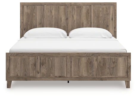 Rusticott Brown King Panel Bed from Ashley - Luna Furniture