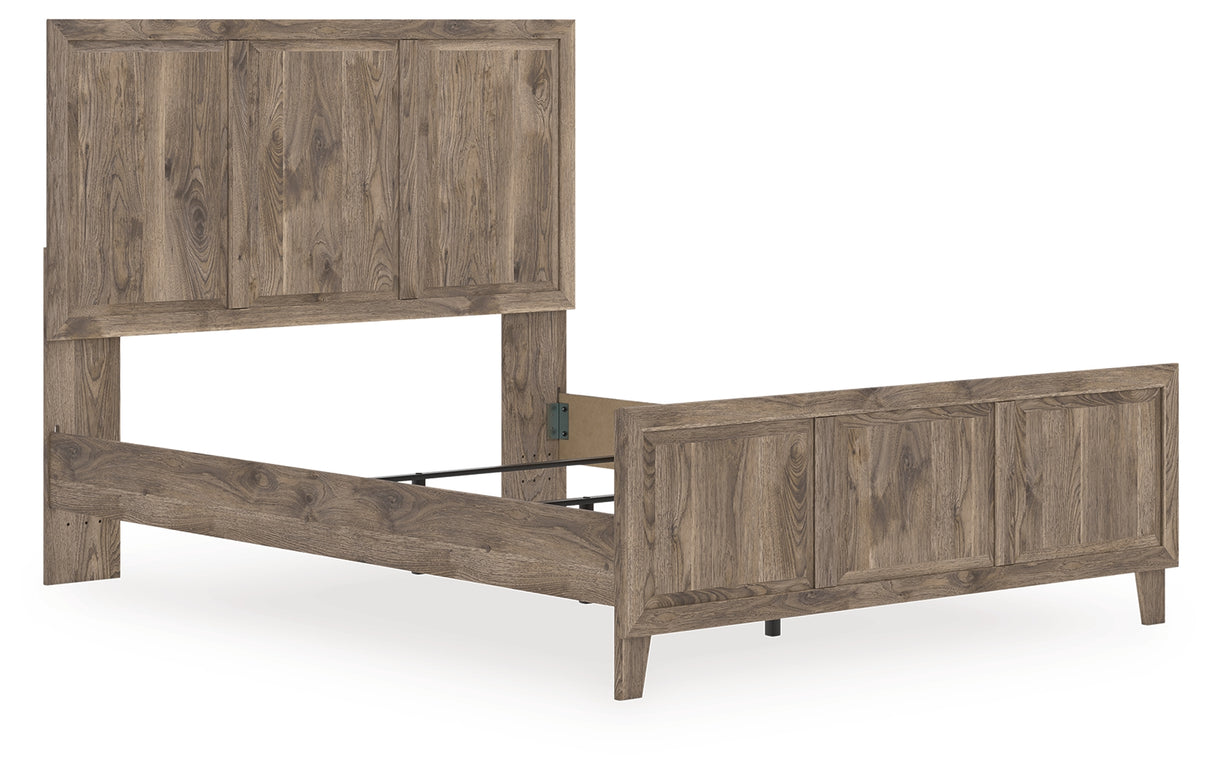 Rusticott Brown Queen Panel Bed from Ashley - Luna Furniture