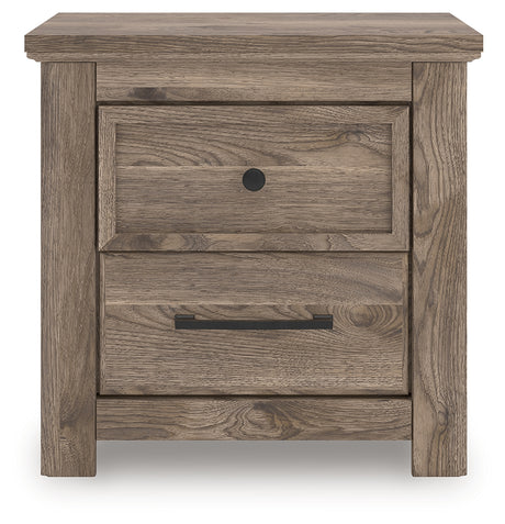 Rusticott Brown Two Drawer Nightstand from Ashley - Luna Furniture
