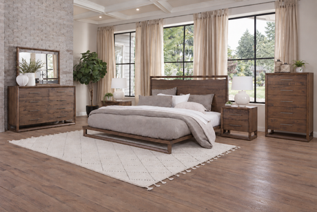 Lofton Brown 6-Piece Queen Bedroom Set from Steve Silver - Luna Furniture