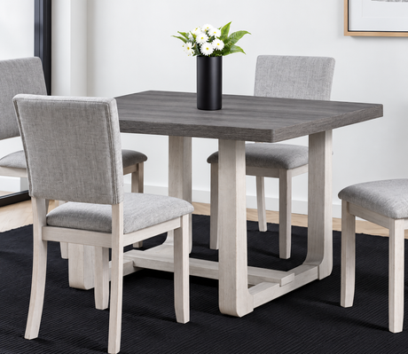 Sauro Gray Dining Table from Furniture of America - Luna Furniture