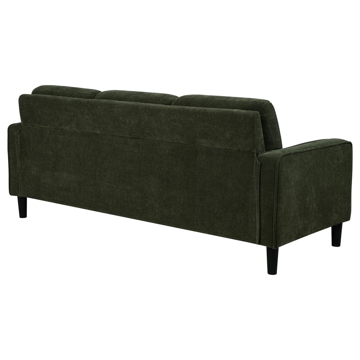 Ruth Matcha Green 77-inch Fabric Upholstered Track Arm Sofa from Coaster - Luna Furniture