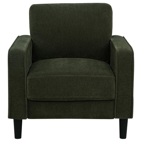 Ruth Matcha Green Fabric Upholstered Track Arm Accent Chair from Coaster - Luna Furniture