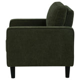 Ruth Matcha Green Fabric Upholstered Track Arm Accent Chair from Coaster - Luna Furniture