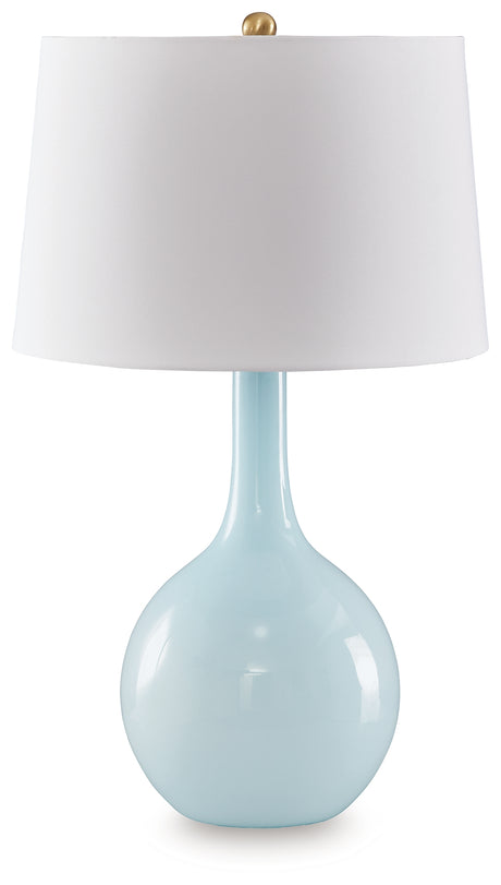 Rylanton Aqua Table Lamp from Ashley - Luna Furniture