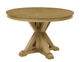 Rylie 48-inch Round Dining Table, Natural Finish from Steve Silver - Luna Furniture
