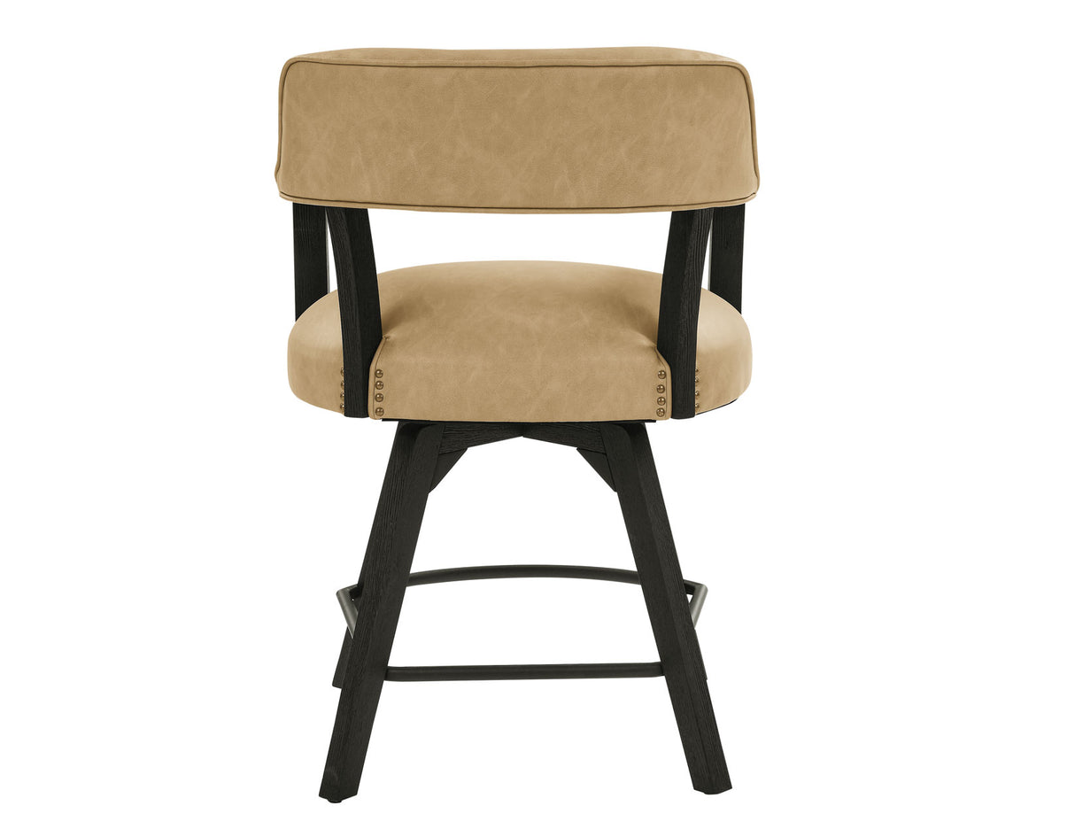 Rylie 6-PIece Counter Game Dining Set, Black Finish from Steve Silver - Luna Furniture