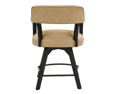 Rylie 6-PIece Counter Game Dining Set, Black Finish from Steve Silver - Luna Furniture