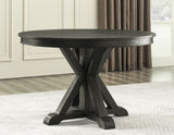 Rylie 6-Piece Game Dining Set, Black Finish from Steve Silver - Luna Furniture