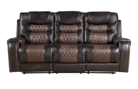 S1988 Phoenix II Brown 3pcs Reclining Set from New Era Innovations - Luna Furniture