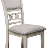 Savor White 5-Piece Counter Height Set from Homelegance - Luna Furniture