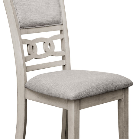 Savor White 5-Piece Counter Height Set from Homelegance - Luna Furniture