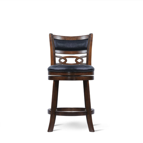 Savor Brown Swivel Counter Height Chair, Set of 2 from Homelegance - Luna Furniture