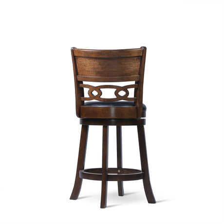 Savor Brown Swivel Counter Height Chair, Set of 2 from Homelegance - Luna Furniture