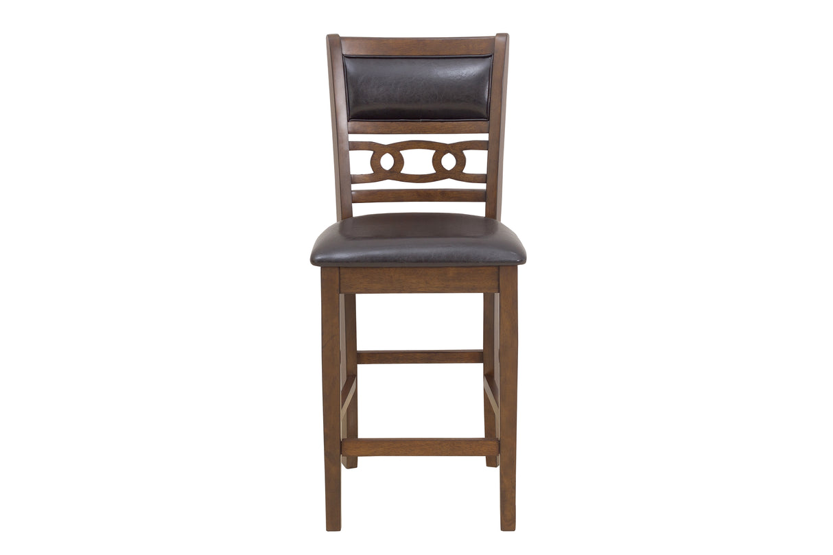 Savor Brown 5-Piece Counter Height Set from Homelegance - Luna Furniture