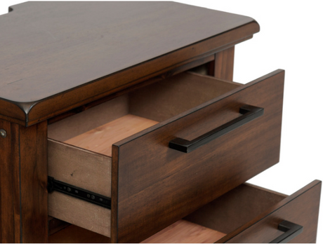 Watson Brown Queen Upholstered Storage Panel Bed from Homelegance - Luna Furniture