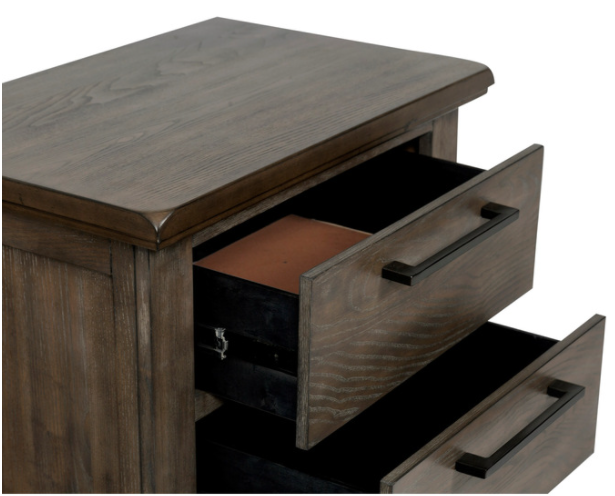 Watson Gray Nightstand from Homelegance - Luna Furniture
