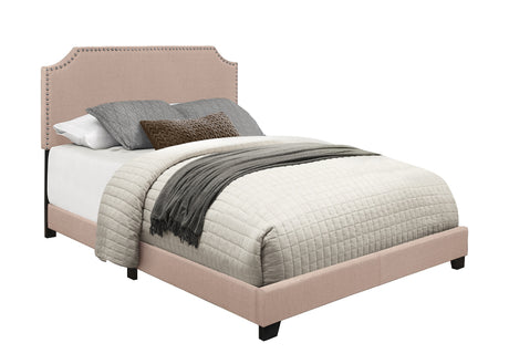 Miranda Dark Gray Full Upholstered Bed from Homelegance - Luna Furniture