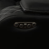 SH8895BLK-3 PW D. RECLN SOFA, PW HEADRESTS, LED LIGHT/SPEAKERS from Homelegance - Luna Furniture
