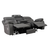Pelin White Power Recliner from Homelegance - Luna Furniture