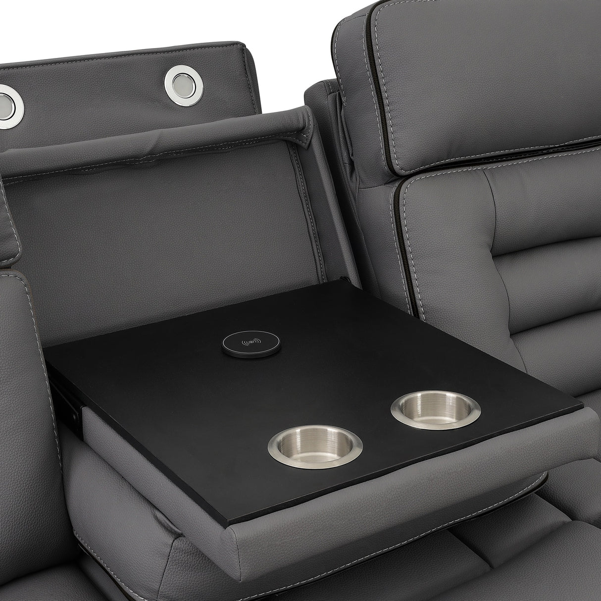 Pelin White Power Recliner from Homelegance - Luna Furniture