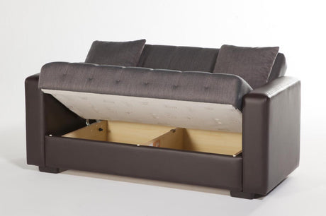 Sidney Bolzoni Brown 3-Seat Sleeper Sofa from Bellona - Luna Furniture