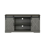 Garibaldi Brown/Gray TV Stand from Furniture of America - Luna Furniture