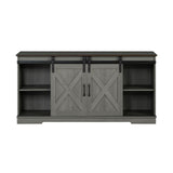 Garibaldi Brown/Gray TV Stand from Furniture of America - Luna Furniture