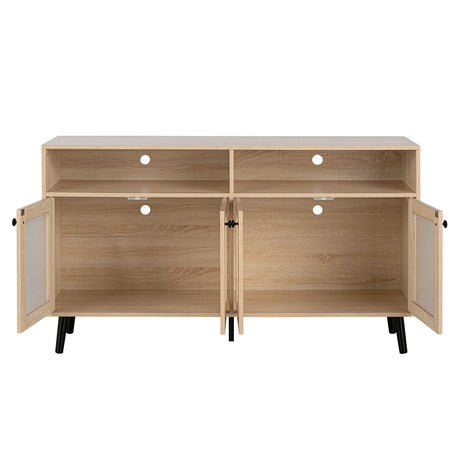 Idanha Natural TV Stand from Furniture of America - Luna Furniture