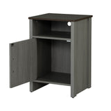Garibaldi Brown/Gray Side Table from Furniture of America - Luna Furniture