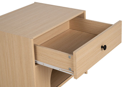 Chiloquin Natural Side Table from Furniture of America - Luna Furniture