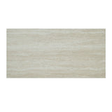 Zanaide dining table top, light travertine finish, rectangular overview