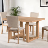 Sauro Natural Dining Table from Furniture of America - Luna Furniture