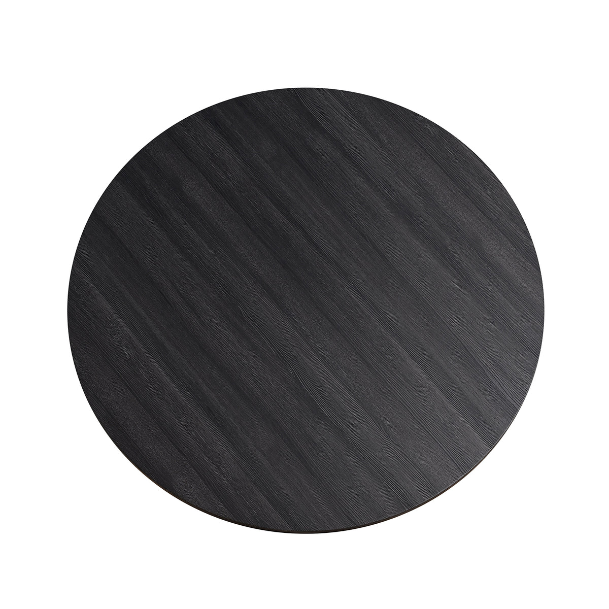 Oberto Dark Gray 5-Piece Round Dining Room Set from Furniture of America - Luna Furniture