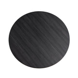 Oberto Dark Gray 5-Piece Round Dining Room Set from Furniture of America - Luna Furniture