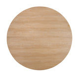 Oberto Natural 5 Pc Round Dining Table Set from Furniture of America - Luna Furniture