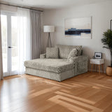 Ferryhill Light Brown 2-Arm Chaise from Furniture of America - Luna Furniture