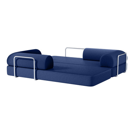 Perri Blue 79" Compressed Sofa from Furniture of America - Luna Furniture