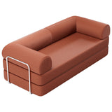 Perri Rustic Brown 79" Compressed Sofa from Furniture of America - Luna Furniture