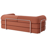 Perri Rustic Brown 79" Compressed Sofa from Furniture of America - Luna Furniture