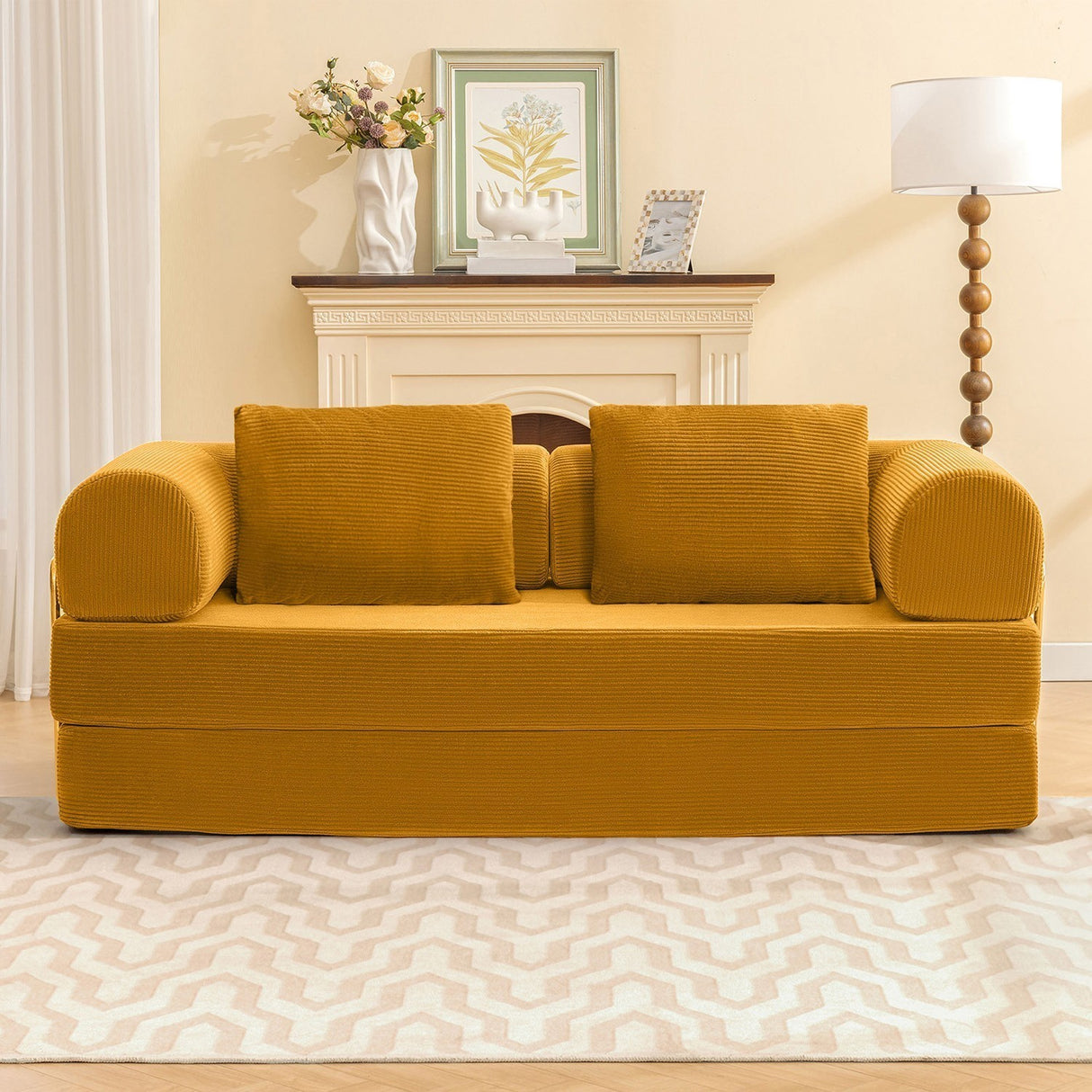 Perri Ginger 79" Compressed Sofa from Furniture of America - Luna Furniture