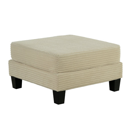Moretaine Beige Storage Ottoman from Furniture of America - Luna Furniture