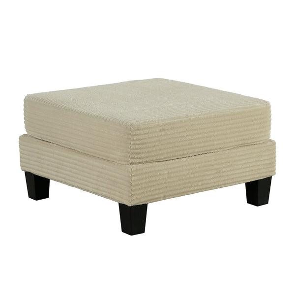 Moretaine Beige Storage Ottoman