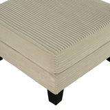 Moretaine Beige Storage Ottomen from Furniture of America - Luna Furniture