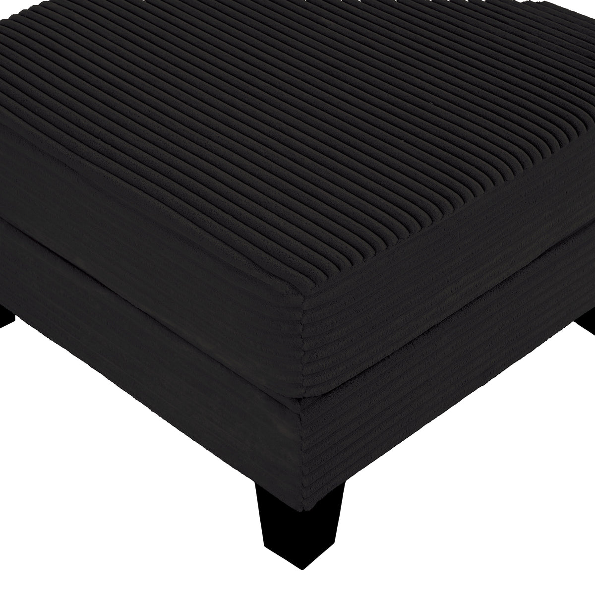 Moretaine Black Storage Ottomen from Furniture of America - Luna Furniture