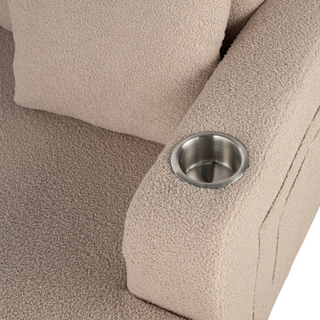 Cinderford Beige Loveseat from Furniture of America - Luna Furniture