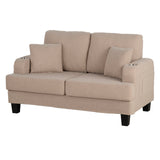 Cinderford Beige Loveseat from Furniture of America - Luna Furniture