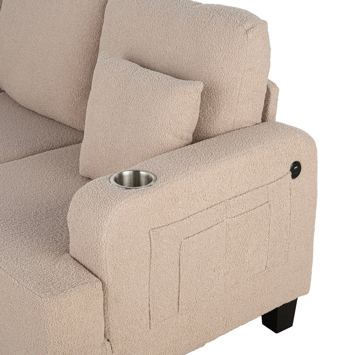 Cinderford Beige Sofa from Furniture of America - Luna Furniture